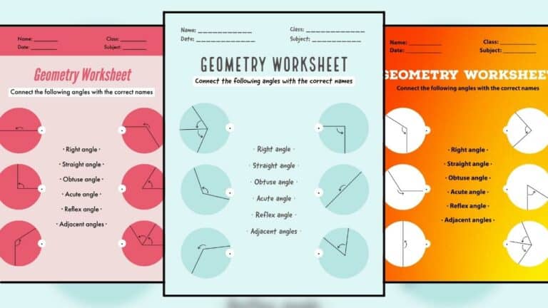 geometry worksheets